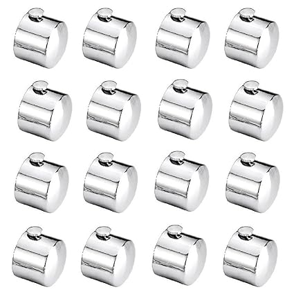 Homeproducts4u SS Finial Only (End Cap) (No Bracket) Set of 16