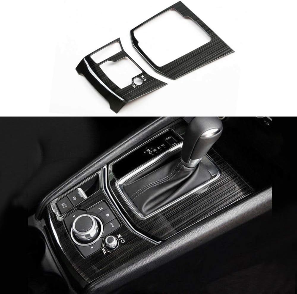FENGZHIQIU Gear Shift Knob Console Media Panel Cover Trim