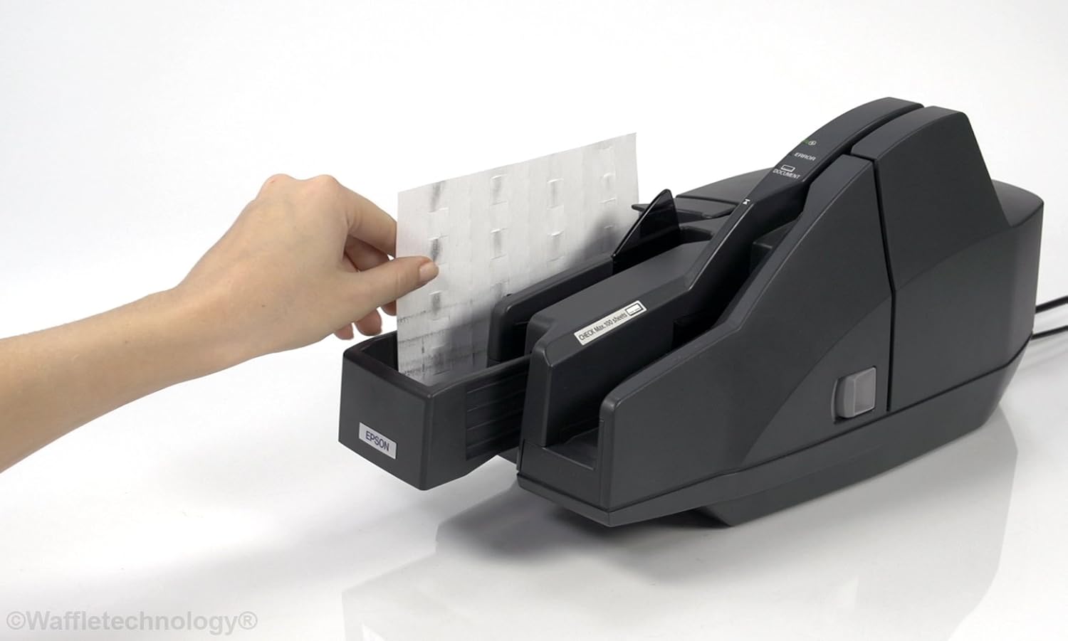 Waffletechnology Cleaning Card for Epson CaptureOne Check Scanner (15 Cards): Office Products