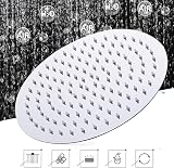 XIFIRY 8 Inch Round Rain Shower Head 304 Stainless Steel High Pressure Chrome view 3