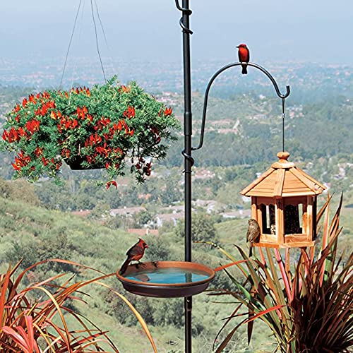 Yard Butler Pot Hanging System and Bird Feeding Station Outdoors