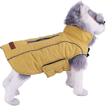 Amazon Thinkpet 犬冬服 秋冬ペット服 犬洋服 暖かい お出かけ 軽量 冬用コート 防雪 防風 戸外運動に最適 Thinkpet コート ジャケット 通販