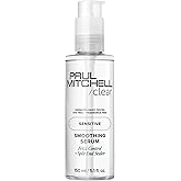 Paul Mitchell Clear Smoothing Serum, Blowout Primer, Fragrance Free, For Sensitive Scalp + Skin