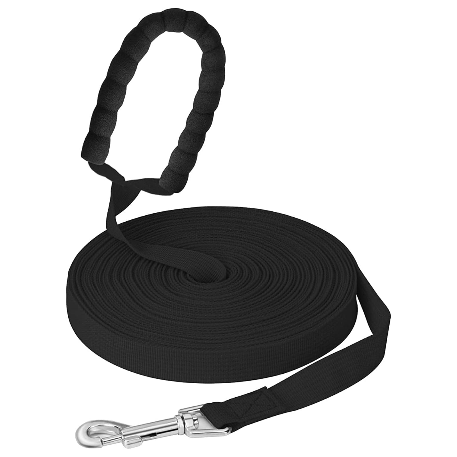 Mainiusi Medium Dog Leads 20m, Training Lead for Dogs with Padded Handle, Extra Long Line 20m Long Dog Leash for Recall Training, Tracking Leash for Dogs, Ideal for Yard, Lawn, Park, Beach, Obedience