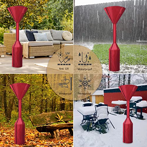 Wrakus Patio Heater Cover Outdoor Propane Gas Outside Waterproof Heavy