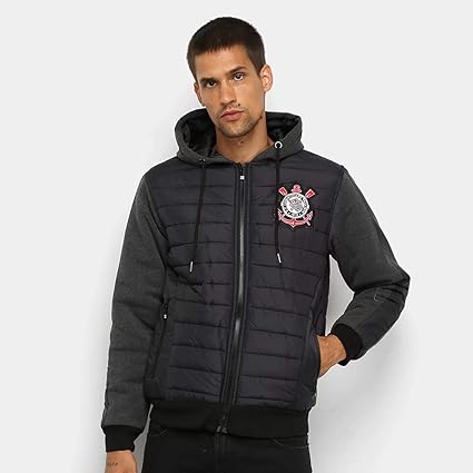 jaqueta corinthians com capuz