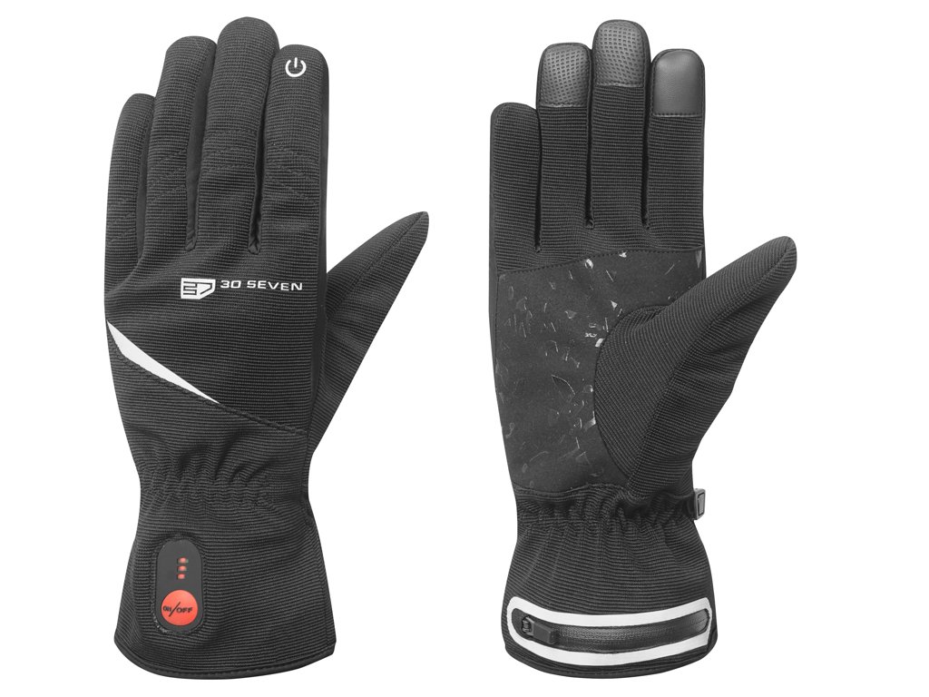 Guantes Calefactables USB - Dedo Completo, 3 Temperaturas Ajustables, Calientan Dorso Y 5 Dedos, Tela Resistente Al Viento