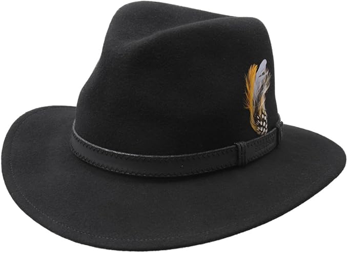 stetson hat with ear flaps