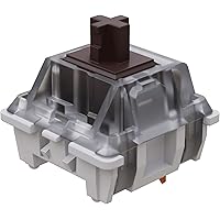 Gateron KS-9 RGB Mechanical MX Type Key Switch - Clear top (90 Pcs, Brown)