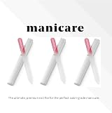 Manicare Glass Nail File Double Sided 3 Pack With Case For Natural & Artificial view 4