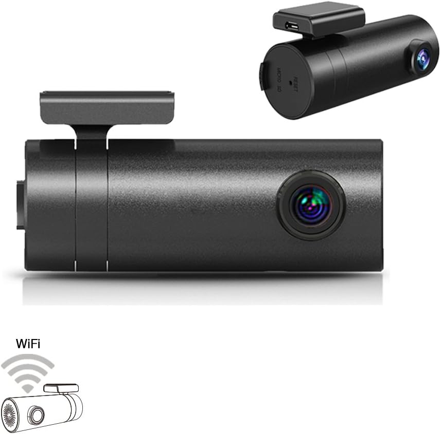 [Smart Wifi Dash Cam Pro] SplashETech Uni Full HD 1080P Black Box with Super Night Vision, 6 Remote Shooting, G-sensor, Safe Capacitor, Parking Guard