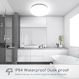 Aigostar Modern Flush LED Ceiling Light 18W 2100lm IP54 6500K Kitchen view 2