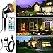 Noza Tec Christmas Outdoor Low Voltage Waterproof Star Show Projector, Landscape Projector, Holiday Landscape Light with Wireless Remote Control, Red and Green