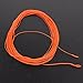 river peak Tenkara Fly Fishing Line - Tapered Braided (Orange, 12ft)