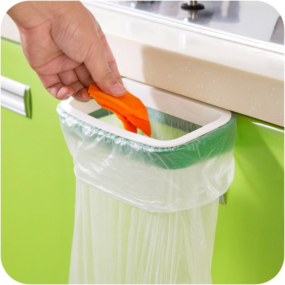 Slivercolour rubbish bag holder, kitchen trash bag holder