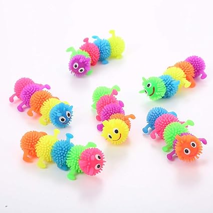 rubber caterpillar toy