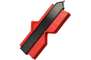 10 Inch Contour Gauge with Lock,Gifts for Dad Men Carpenter,Profile Outline Shape Duplicator,Flooring Measuring Tools for Woo