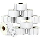 BETCKEY - 1.5" x 1" (38 mm x 25 mm) All Purpose & Address Labels Compatible with Zebra & Rollo Label Printer,Premium Adhesive & Perforated [10 Rolls, 13000 Labels]