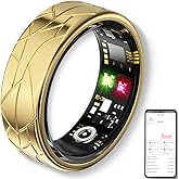 Jawploy Smart Ring Fitness Tracker Sleep Tracking Heart Rate Monitor Pedometer, Waterproof Activity Tracker Fitness Ring Step