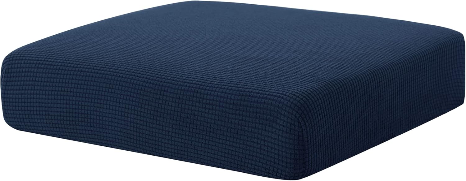Slipcovers - Hokway Stretch Couch Cushion Slipcovers Reversible Cushion Protector Slipcovers Sofa Cushion Protector Covers(Darkblue, Small)