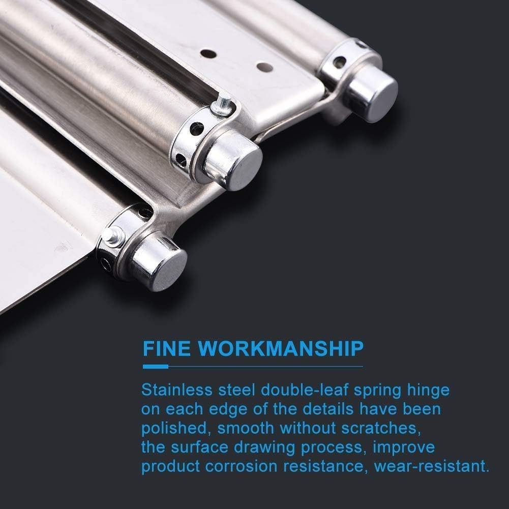 2Pcs 3 Inch Double Action Spring Hinge for Freegate Saloon Cafe Bar Counter Doors with Screws and Wrecking Bar - Image 5