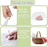 DDSHUN 6 Pack Food Cover Mesh Umbrella Tents 14x14 inch Fly Mosquito Net view 4