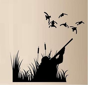Amazon Com Duck Hunting Wall Decal 22x22 Poster Hunter