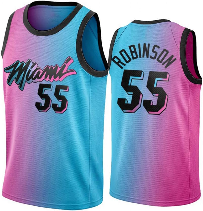 miami heat pink and blue jersey