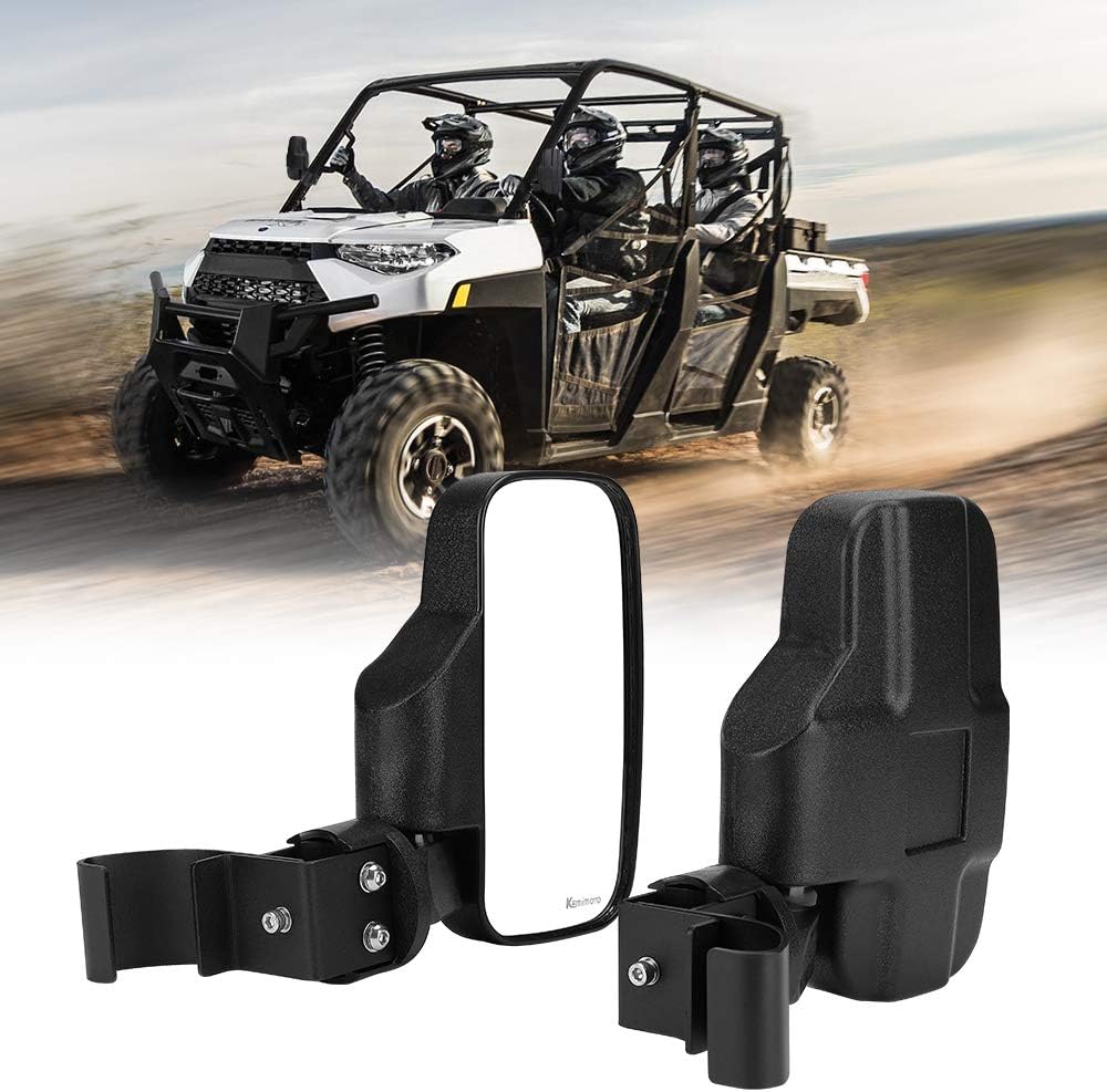 UTV Side View Mirrors Not Fit Windshield UTV with 1.62 Round Roll Bars