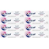 Crest Pro Health Gum and Sensitivity Toothpaste for Sensitive Teeth, Soft Mint, Travel Size 0.85 oz (24g) - Pack of 8