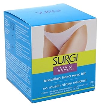 Surgi Wax Brazilian Waxing Kit For Private Parts 4oz By Surgiwax Amazon De Beauty