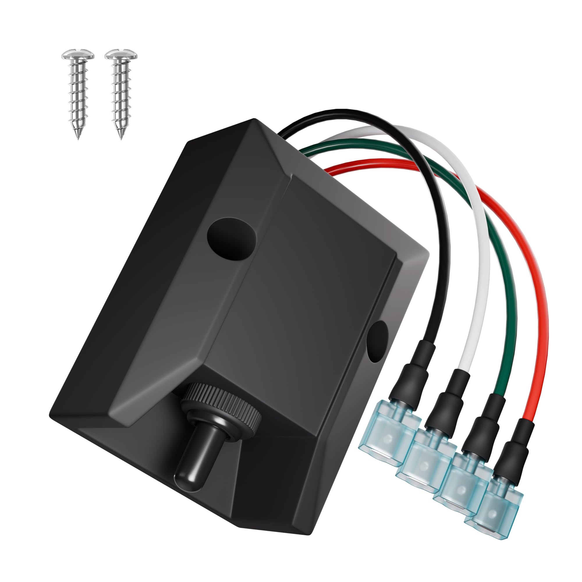 View 1 of Liftgate Switch 264951-04 (ON)/Off/(ON) Compatible 4 Wire Lift Gate Control Switch Waterproof OEM Replacement for GPT TE 25 Box Truck Trailer