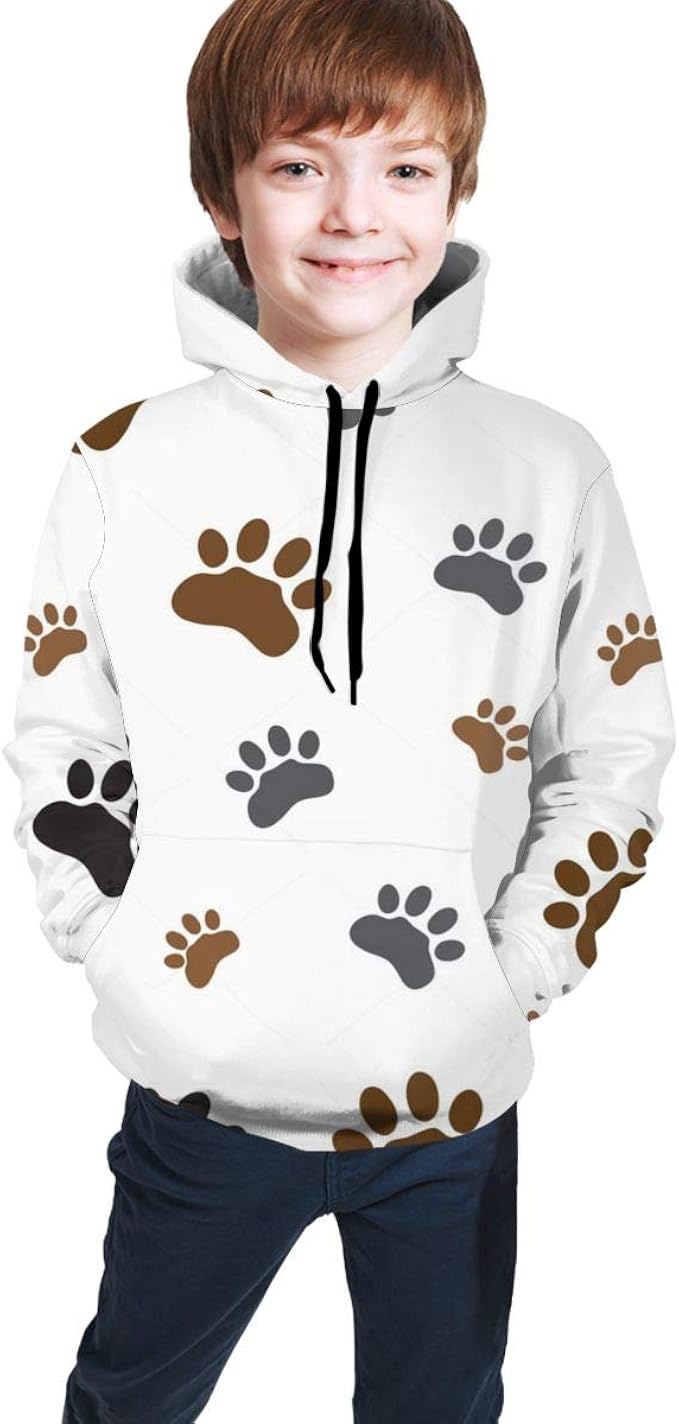 paw print hoodie