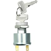 Ignition Switch and Key 2 Terminals 17421G1 Fits EZ-GO Electric Golf Cart