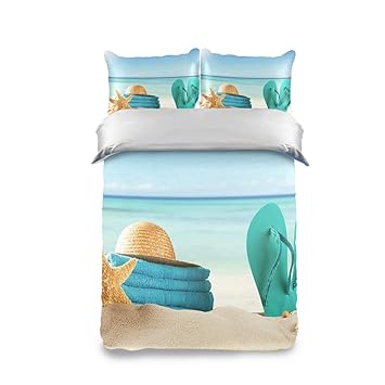 Amazon Com Rod Whitehead 3 Pieces Beach Flip Flops And Starfish