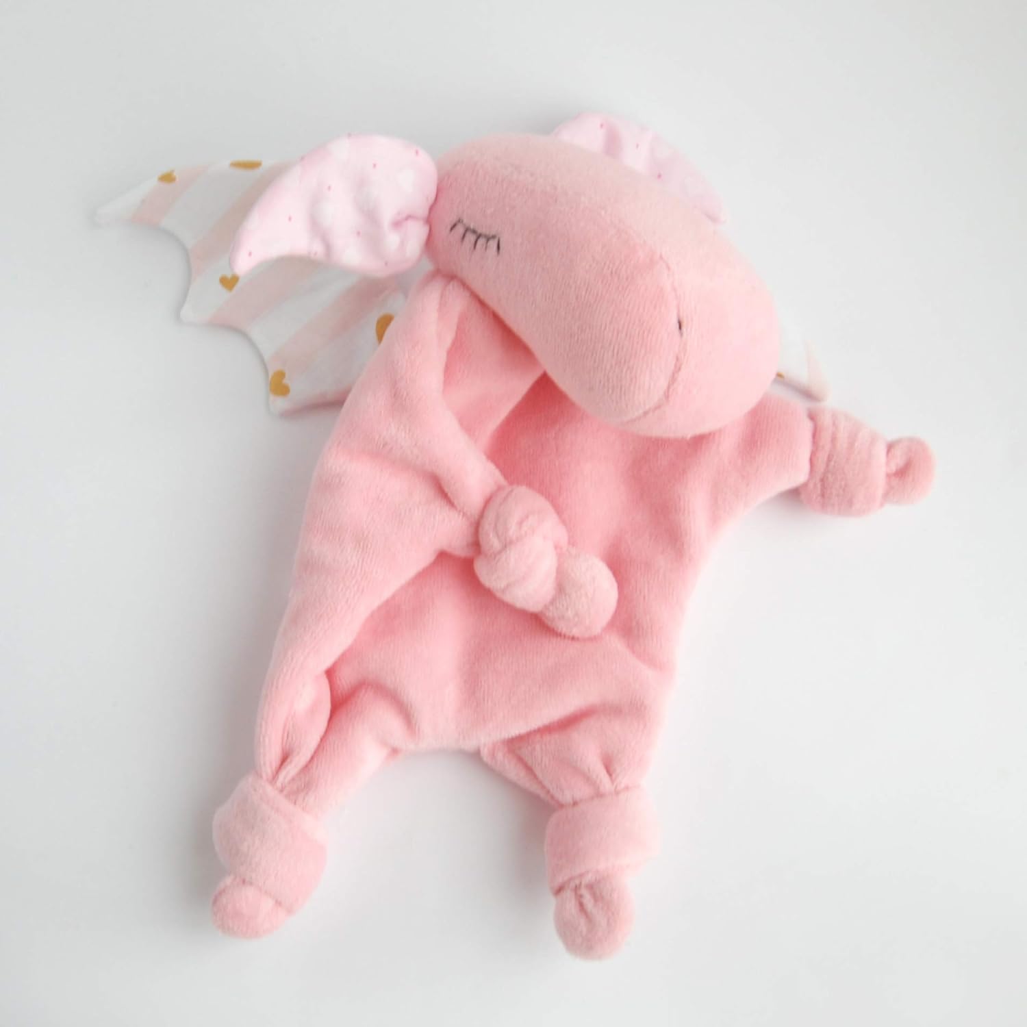 Amazon Com Baby Girl Security Blanket Dragon Pink Comforter Lovey