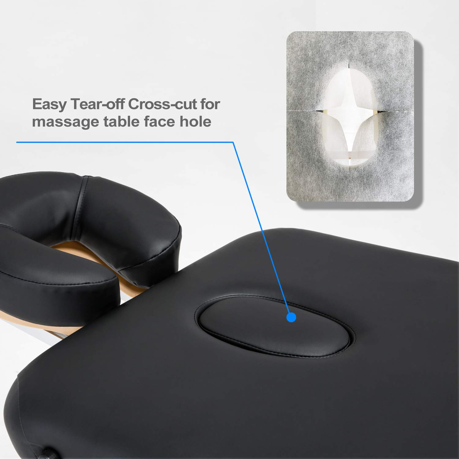 DR.LOMILOMI Disposable Non-woven Perforated Cover Sheet Roll (W31.5" X L71") for Massage Table (1 Roll) : Beauty