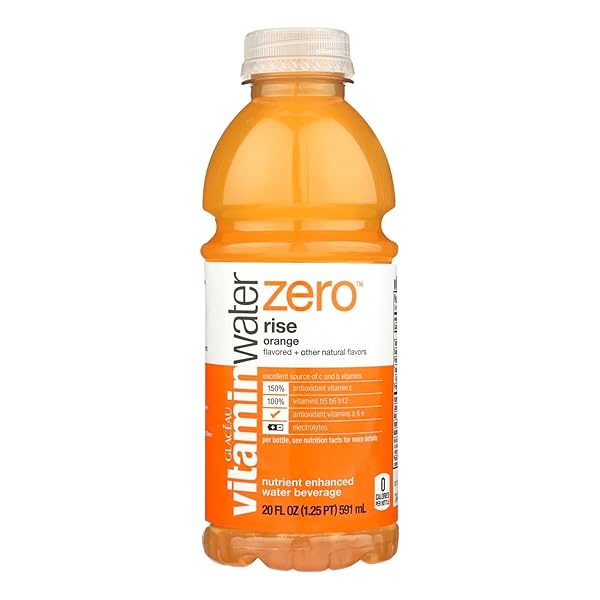 GLACEAU VITAMIN WATER ZERO, RISE ORANGE