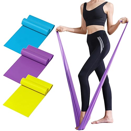 GOAITOU Resistance Bands Set, Exercise Bands, Work Out Bands, Stretch Bands  for Working Out Women or Men, Elastic Bands for Yoga, Pilates, Strength
