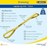 The Helping Hand Company Leg Up Leg and Foot Lifter Mobility Aid Yellow view 2