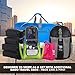 bago Travel Toiletry Bag for Women and Men - Large Waterproof Hanging Large Toiletry Bag for Bathroom and Travel Bag for Toiletries Organizer -Makeup Bag (Blue)