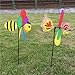 Delight eShop Cute 3D Bee Large AnimalWindmill Wind Spinner Whirligig Yard Garden Decor (Bee)