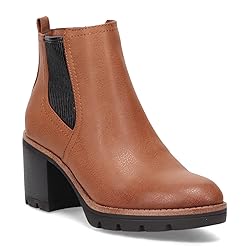 Naturalizer Womens Madalynn Gore Lug Sole Heeled