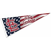 Cardinals Nation USA Stars and Stripes Pennant Full Size Pennant Flag
