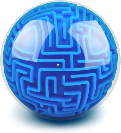 YongnKids Maze Ball Toy for Kids Adults 3D Brain Game Speed Training Gift