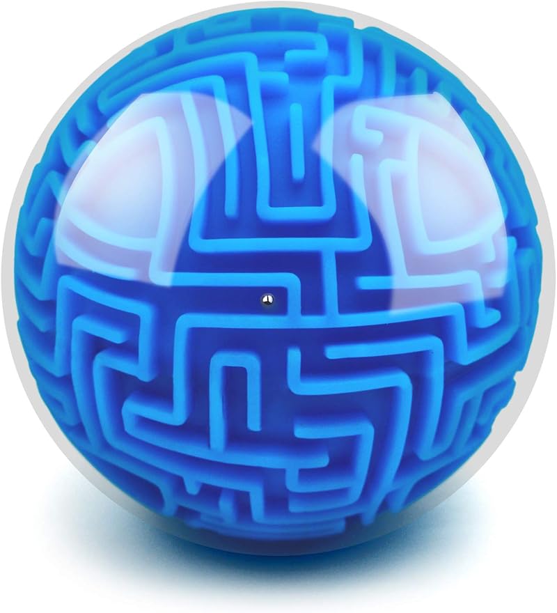 YongnKids Maze Ball Toy for Kids Adults 3D Brain Game Speed Training Gift