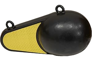 Extreme Max 3006.6969 Coated Keel-Style Downrigger Weight - 4 lbs. with Gold Flash