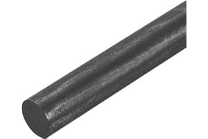 MECCANIXITY Graphite Rod, Graphite Stirring Rod Cylinder Stick Carbon Rod 250x18mm Black for Electrode, Melting Casting, Crucibles, Pack of 1