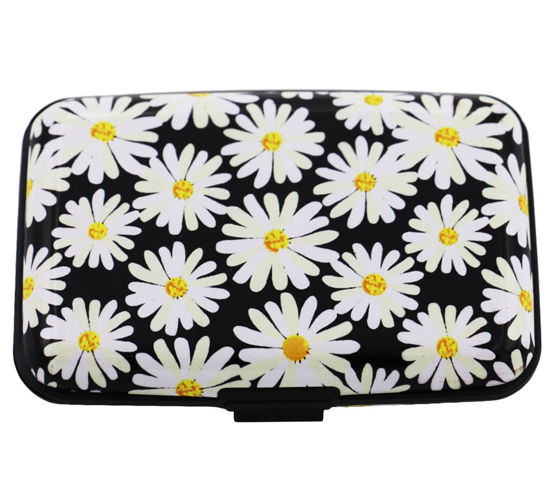 SOOKOO Aluminum RFID Blocking Credit Card Holder for Men Women - Aluminum Wallets - Cool Slim Metal Business Card Case (Color 15)