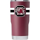 Gametime Sidekicks South Carolina 20oz Maroon Tumbler - Officially Licensed, 18/8 Stainless Steel, Double-walled, Vacuum-insulated, UV LED Printed Logos, Sweatless, Stays Hot/Cold - 360 Wrap
